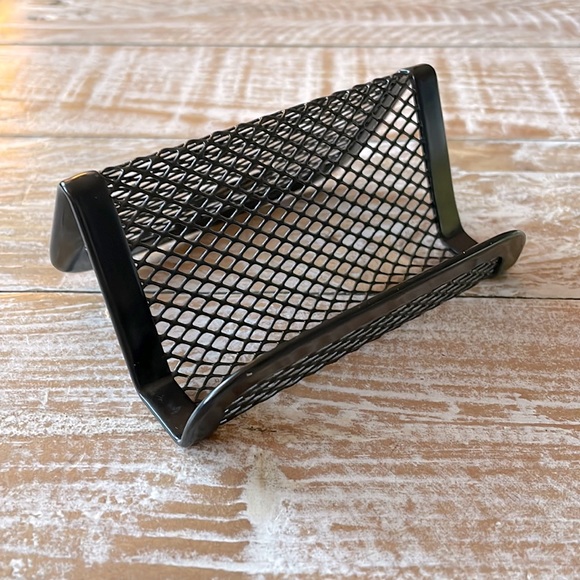 Rolodex Mesh Business Card Holder, Black - Picture 6 of 6